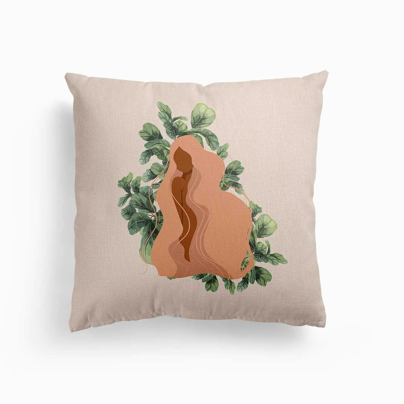 Tessa Botanical Fairy Canvas Coussin