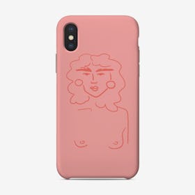 Pink Lady Phone Case