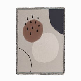 Abstract Shapes Woven Throw