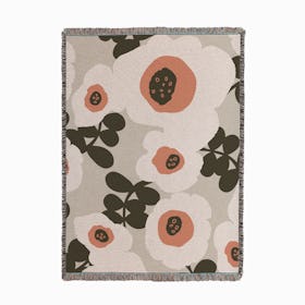 Garden Floral 1 Woven Throw