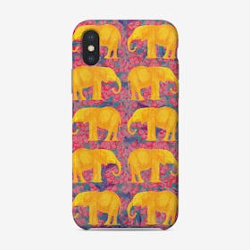 Golden Elephants Phone Case