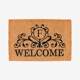 Letter F - Kingston Welcome Doormat