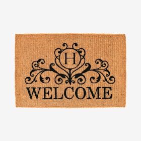 Letter H - Kingston Welcome Doormat