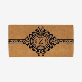 Letter Z - Extra-thick Garbo Monogram Doormat