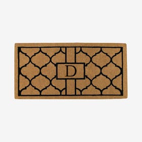 Letter D - Extra-thick Pantera Monogram Doormat