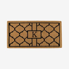 Letter K - Extra-thick Pantera Monogram Doormat