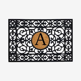 Letter A - Monogram Doormat - Rubber