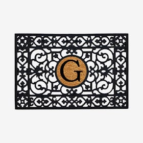 Letter G - Monogram Doormat - Rubber