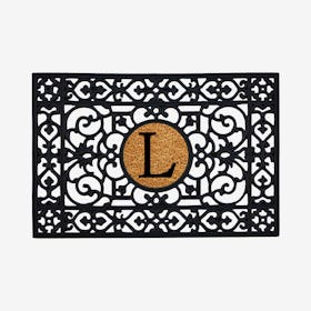 Letter L - Monogram Doormat - Rubber