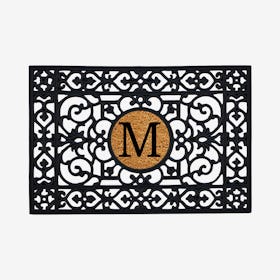 Letter M - Monogram Doormat - Rubber