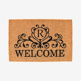 Letter R - Kingston Welcome Doormat