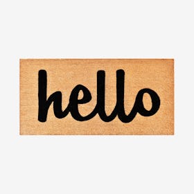 Hello Doormat - Natural