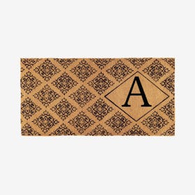 Letter A - Regency Monogram Doormat