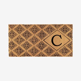 Letter C - Regency Monogram Doormat