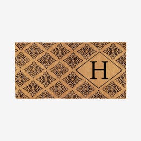 Letter H - Regency Monogram Doormat