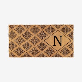 Letter N - Regency Monogram Doormat