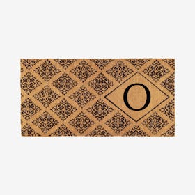 Letter O - Regency Monogram Doormat