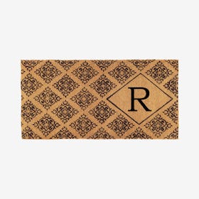 Letter R - Regency Monogram Doormat