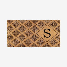 Letter S - Regency Monogram Doormat