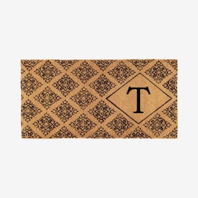 Letter T - Regency Monogram Doormat