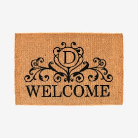 Letter D - Kingston Welcome Doormat