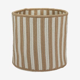 Baja Stripe Basket - Natural