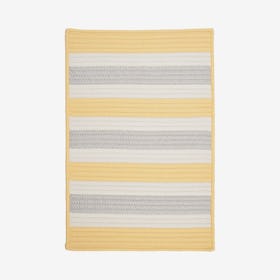 Stripe It Rectangle Area Rug - Yellow Shimmer