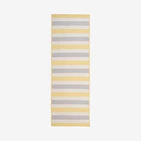 Stripe It Runner Rug - Yellow Shimmer