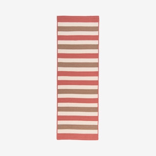 Stripe It Runner Rug - Terracotta