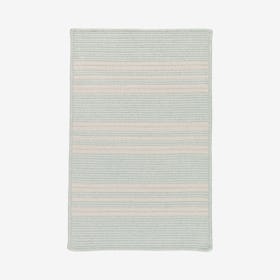 Sunbrella Southport Stripe Area Rug - Sea