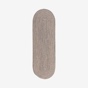 Tremont Oval Runner Rug - Grey