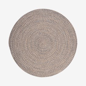 Tremont Round Area Rug - Grey