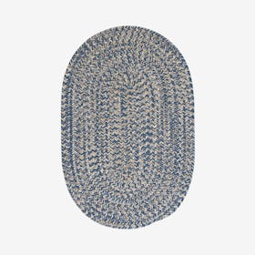 Tremont Oval Area Rug - Denim