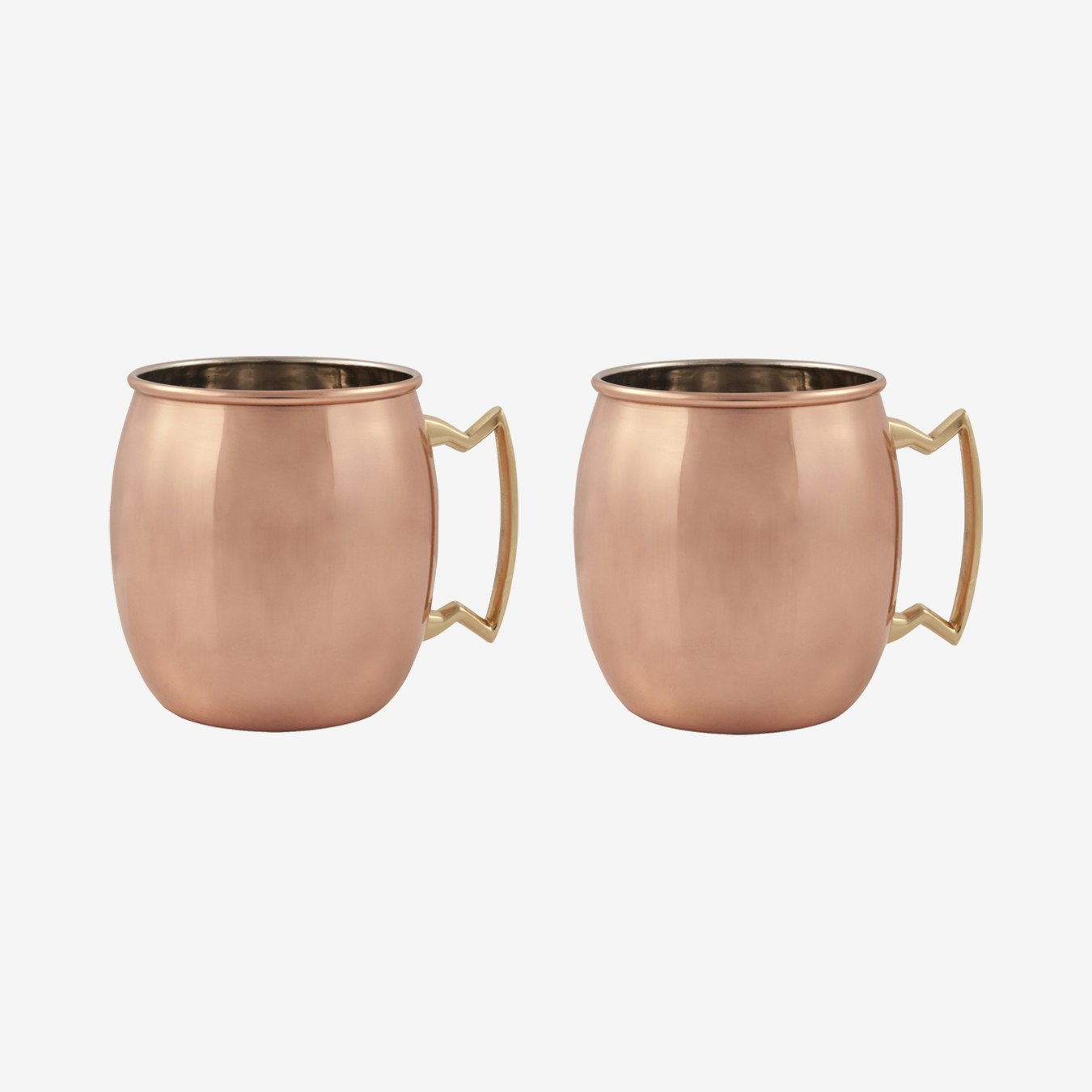 Moscow Mule Cocktail Mugs - Copper - of 2 by True -