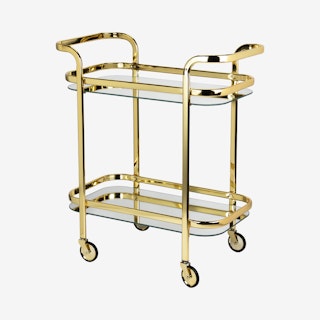 Bar Cart - Gold