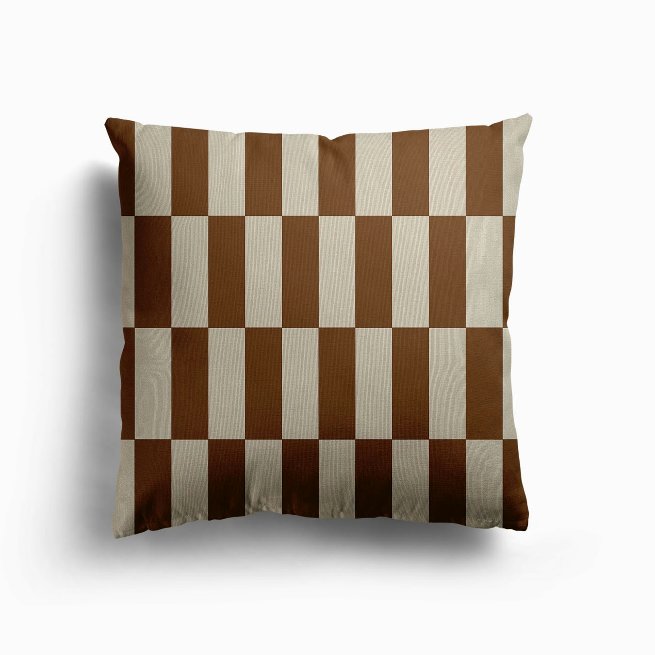 Brown Bricks Canvas Kissen
