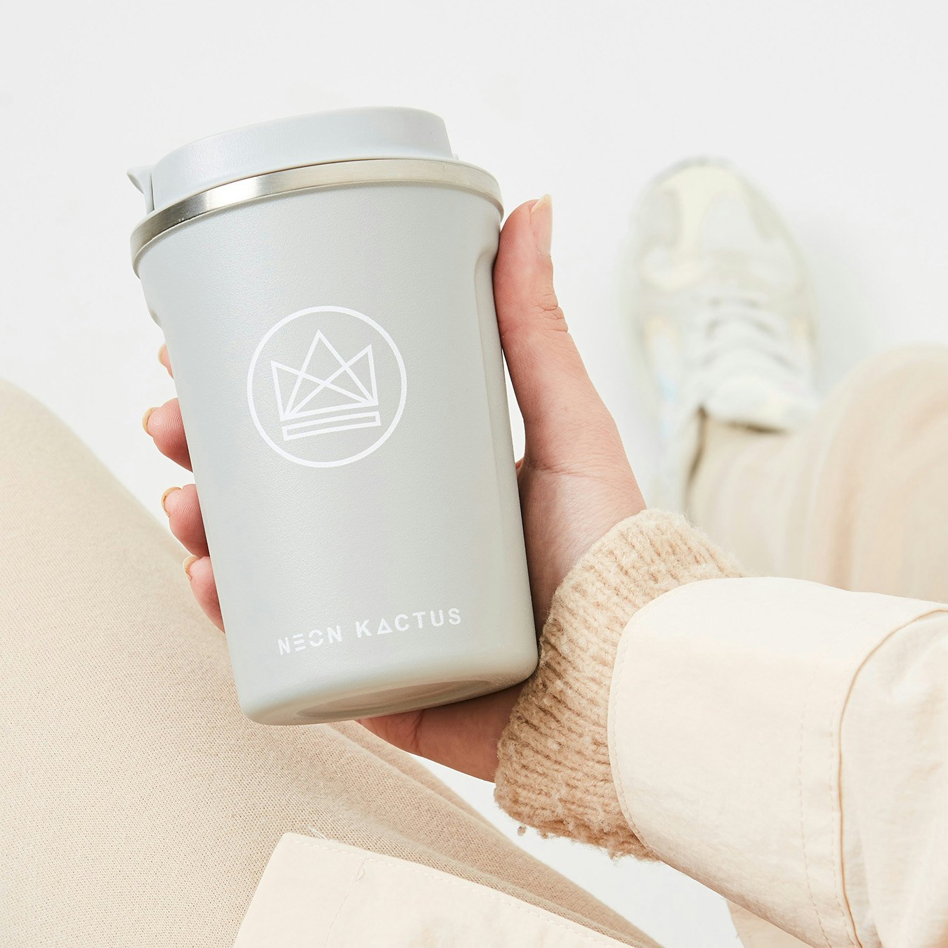 Forever Young Insulated Coffee Cup by Neon Kactus