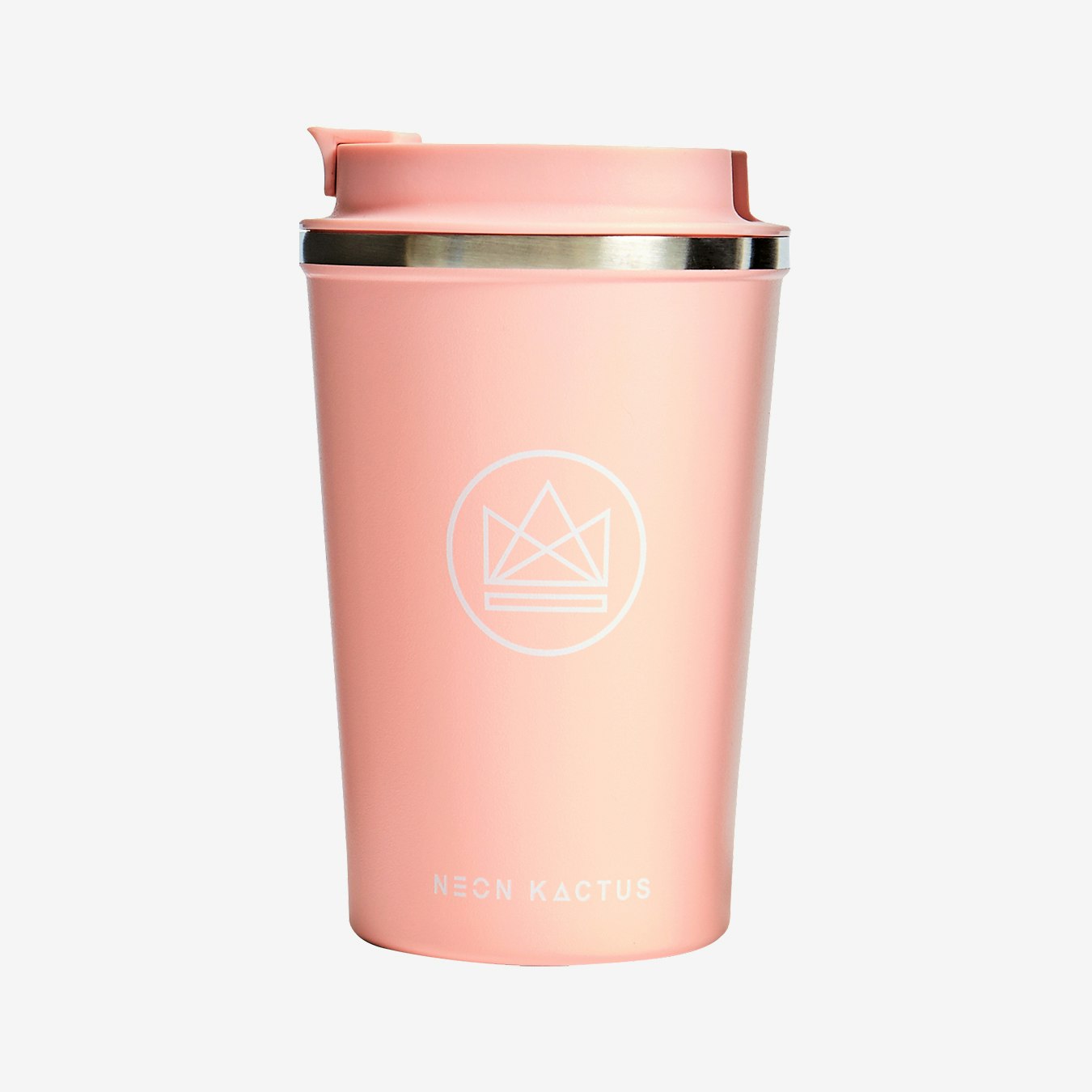 Pink Flamingo Insulated Coffee Cup by Neon Kactus