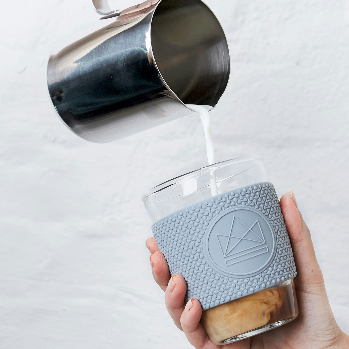 Forever Young Glass Coffee Cup by Neon Kactus