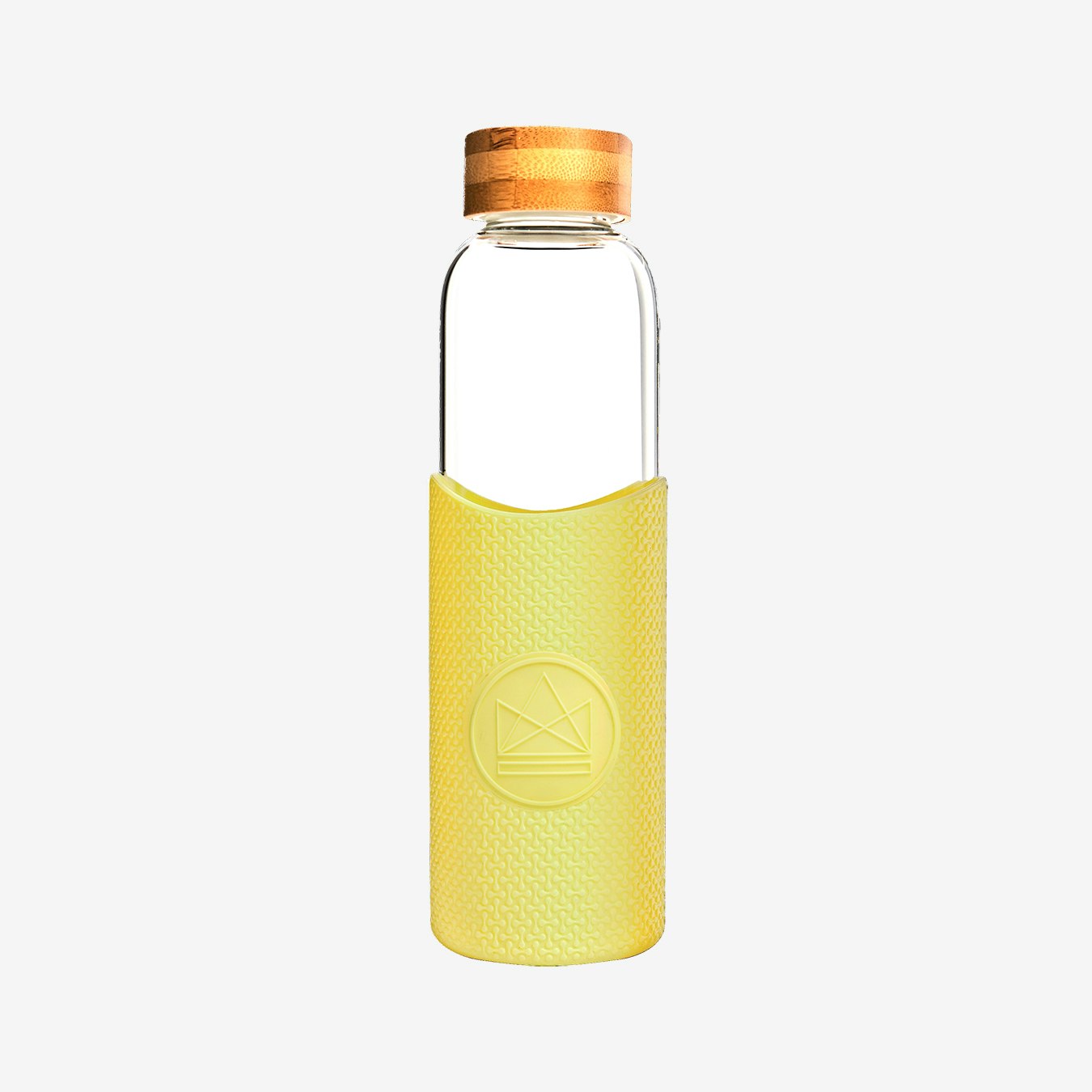 Sun Is Shining Glass Water Bottle by Neon Kactus