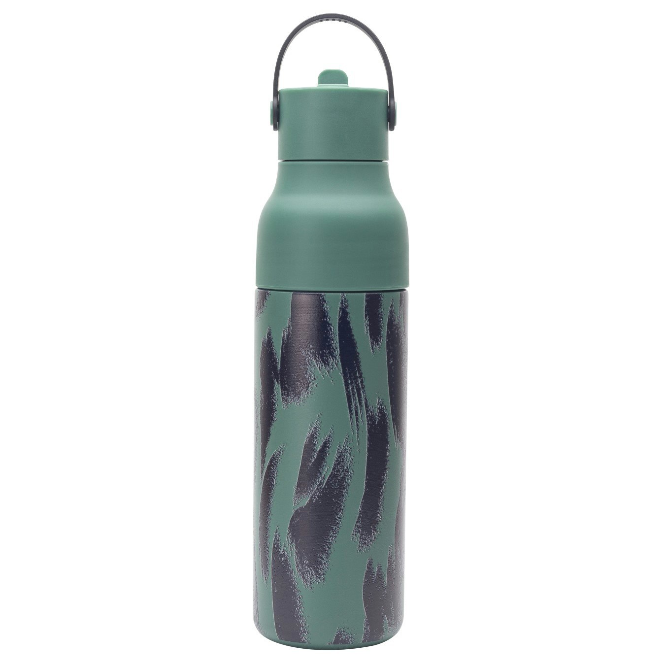Sports Water Bottle - Green and Black by LUND London