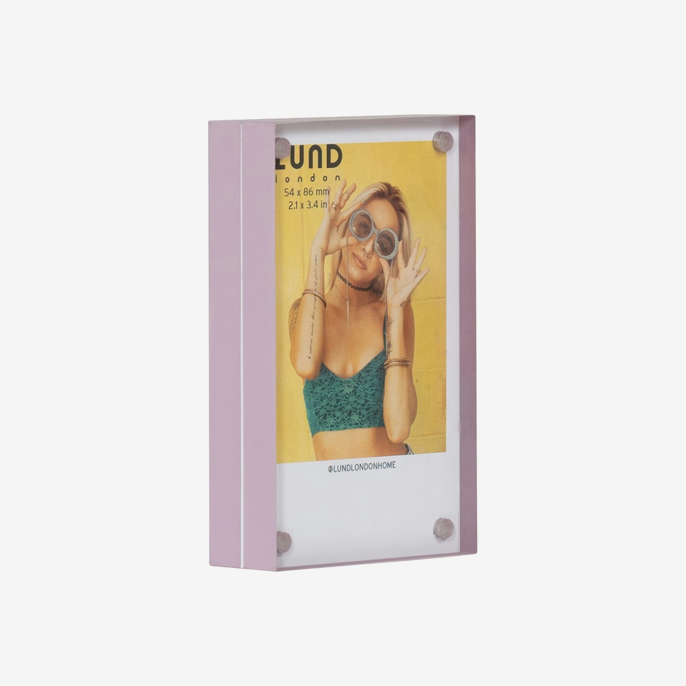 Skittle Instax Photo Frame - Pink by LUND London