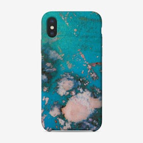Abstract Turquoise And Pink Phone Case