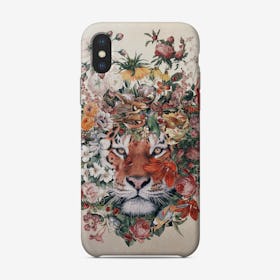 Flower Tiger Phone Case