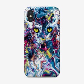 Abstract Cat Phone Case