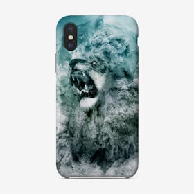 Lion Blue Phone Case