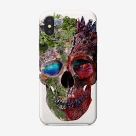 Two Face Skull Phone Case