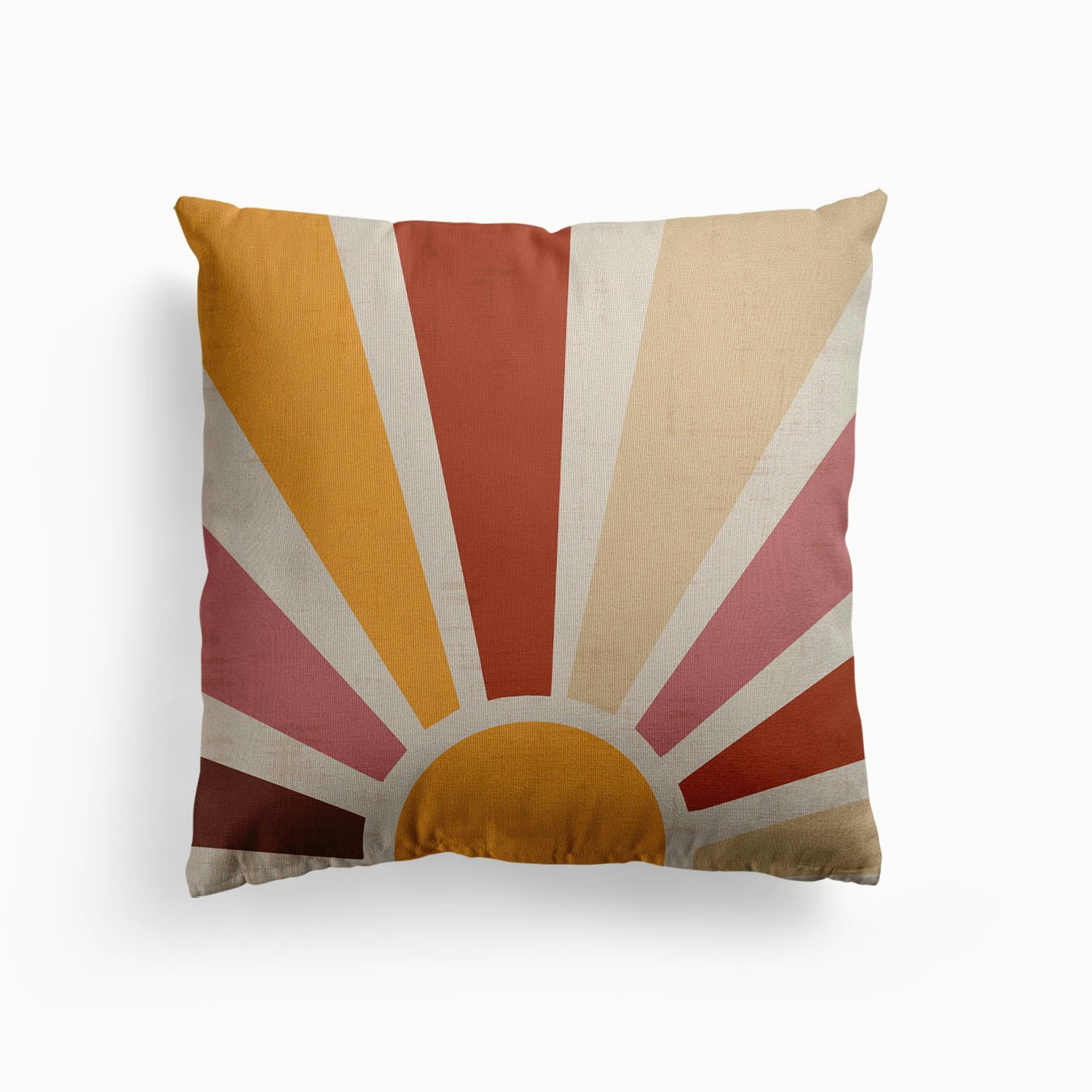 Retro Sun Canvas Cojín