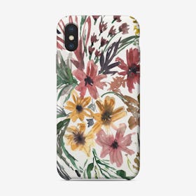 Wild Flowers Abstract Phone Case