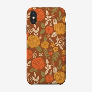 Retro Rusty Florals Phone Case
